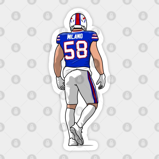 matt the linebacker Sticker by rsclvisual